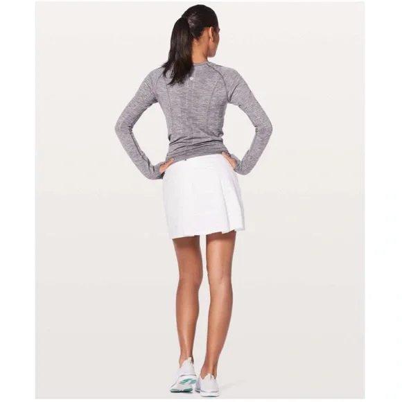 Lululemon Pace Rival Skirt (Tall) * 4-way Stretch in White Size 8 Tall - Picture 14 of 14